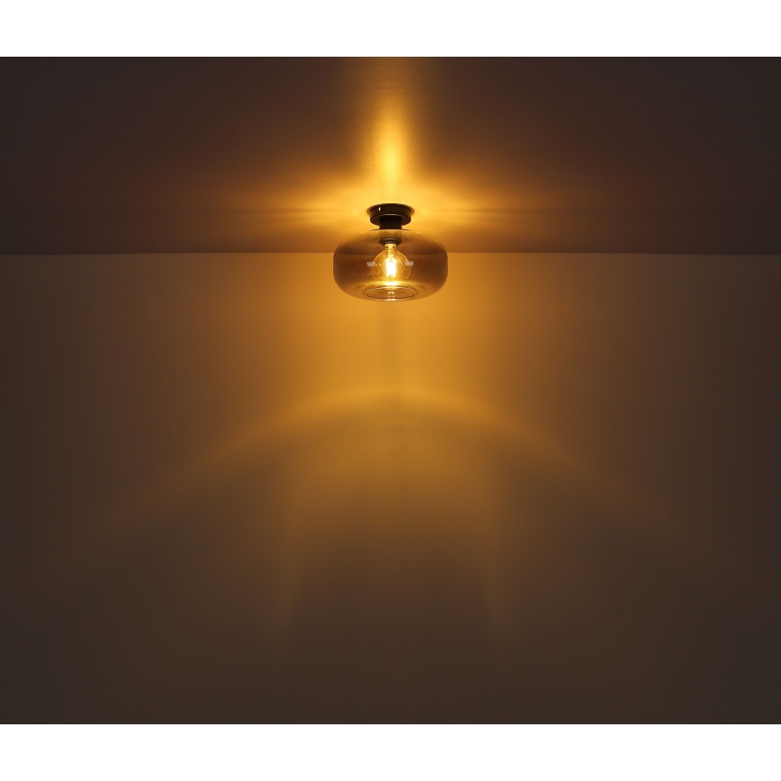 Globo - Loftlampe 1xE27/40W/230V diameter 28 cm grå