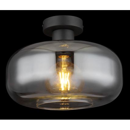 Globo - Loftlampe 1xE27/40W/230V diameter 28 cm grå