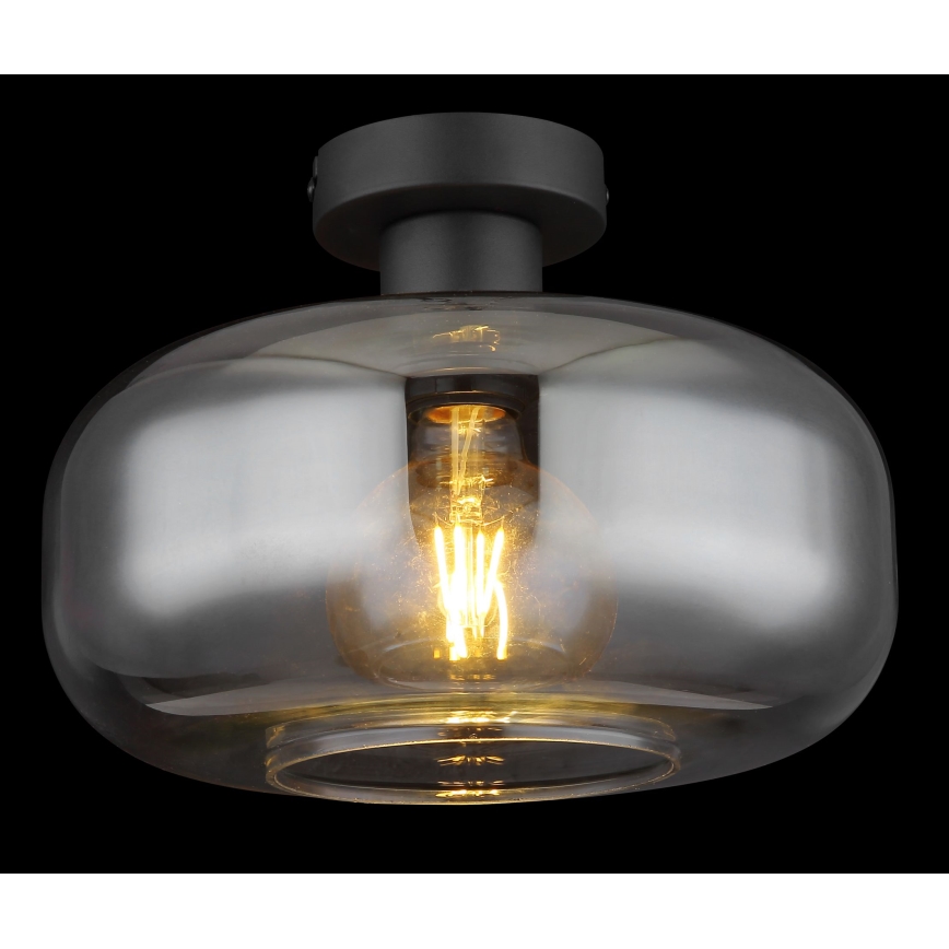 Globo - Loftlampe 1xE27/40W/230V diameter 28 cm grå