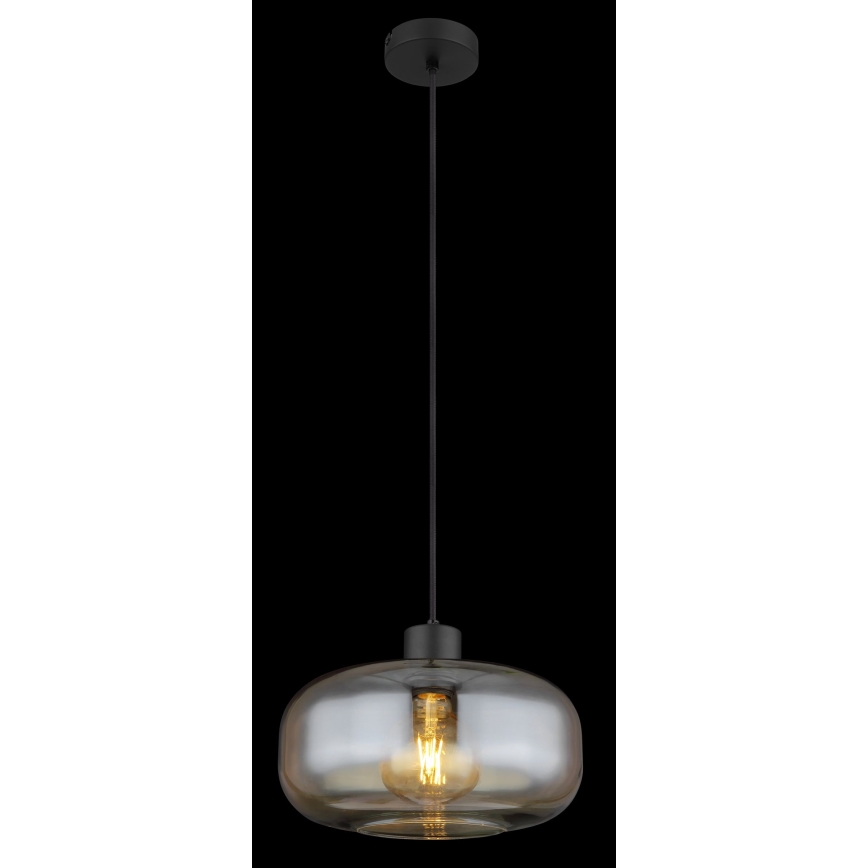 Globo - Pendel 1xE27/40W/230V diameter 28 cm transparent