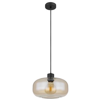 Globo - Pendel 1xE27/40W/230V diameter 28 cm transparent