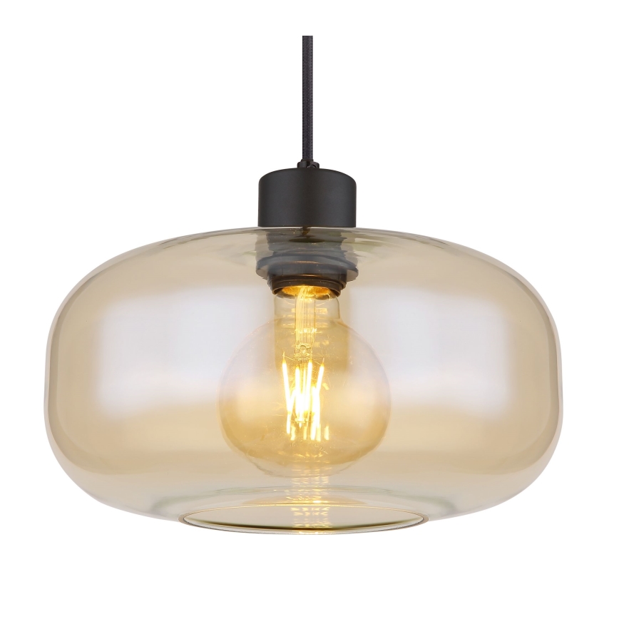 Globo - Pendel 1xE27/40W/230V diameter 28 cm transparent