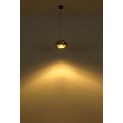 Globo - Lysekrone i snor 1xE27/60W/230V blank krom