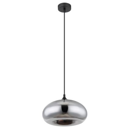 Globo - Lysekrone i snor 1xE27/60W/230V blank krom