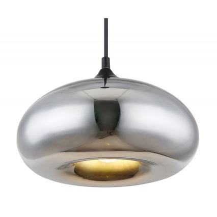 Globo - Lysekrone i snor 1xE27/60W/230V blank krom