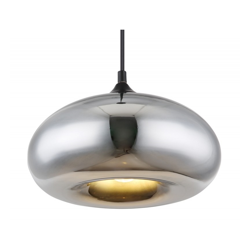 Globo - Lysekrone i snor 1xE27/60W/230V blank krom