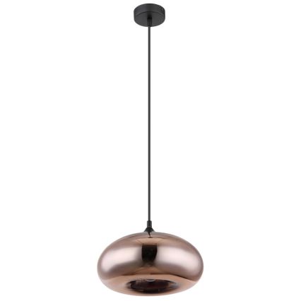 Globo - Lysekrone i snor 1xE27/60W/230V kobber