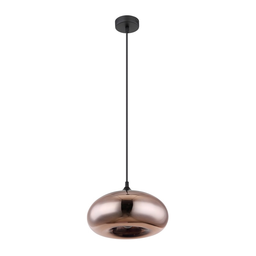 Globo - Lysekrone i snor 1xE27/60W/230V kobber