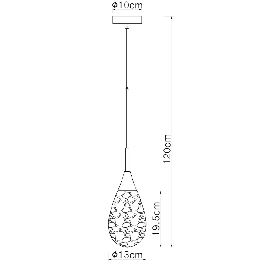 Globo - Pendel 1xE14/9W/230V