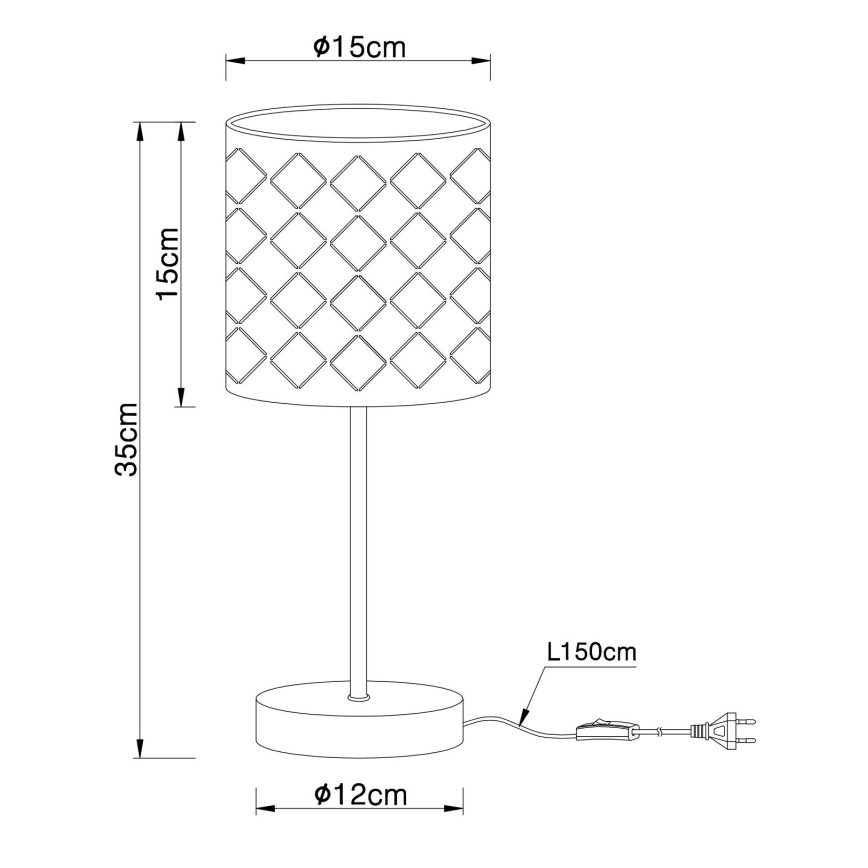 Globo - Bordlampe 1xE14/40W/230V