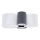 Globo 15586-4D - Loftlampe MAKKI 4xE27/15W/230V hvid/grå/sort