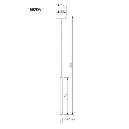 Globo - Pendel 1xG9/4W/230V diameter 12 cm