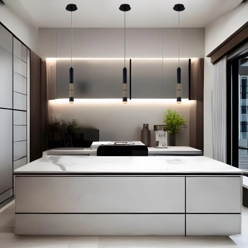 Globo 15630H - LED-pendel på wire PENNY LED/12W/230V 3000K sort