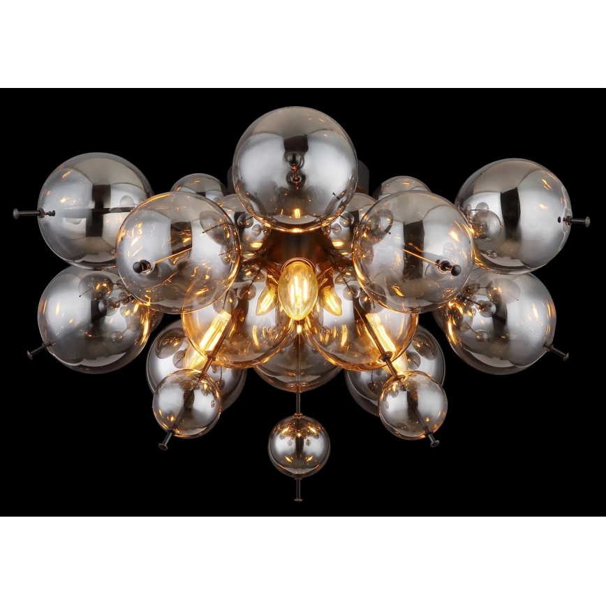 Globo - Loftlampe 3xE14/25W/230V diameter 55 cm sort
