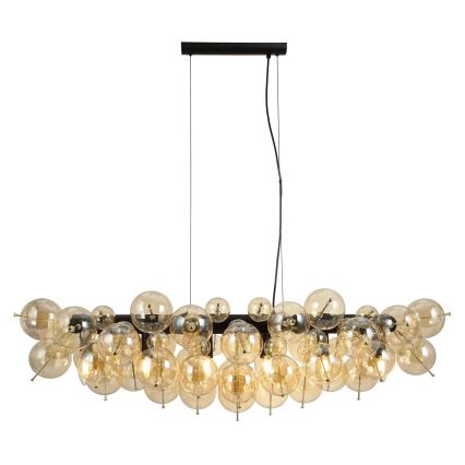 Globo - Pendel på wire 6xE14/25W/230V guld