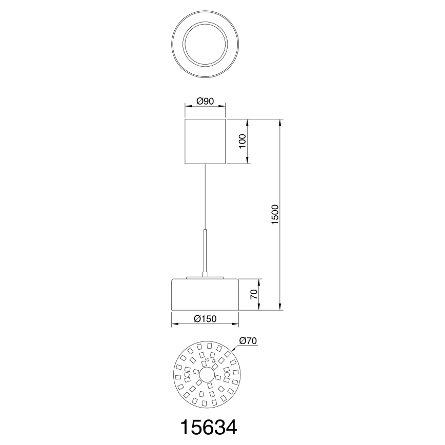 Globo - LED pendel LED/6W/230V