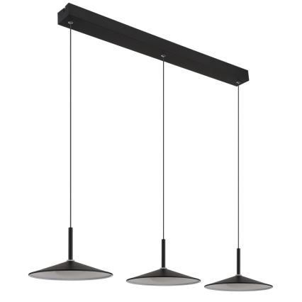 Globo - LED-pendel på wire LED/24W/230V 4000K sort