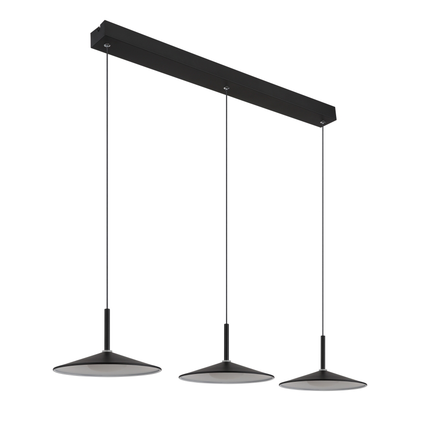 Globo - LED-pendel på wire LED/24W/230V 4000K sort