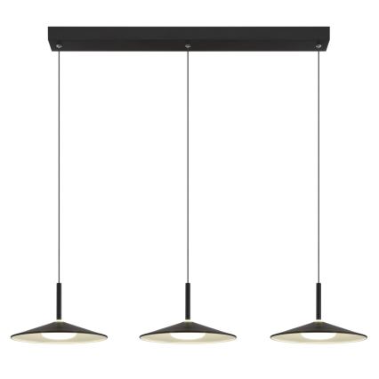 Globo - LED-pendel på wire LED/24W/230V 4000K sort