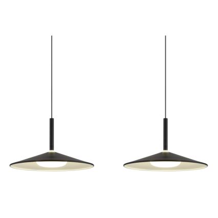 Globo - LED-pendel på wire LED/24W/230V 4000K sort