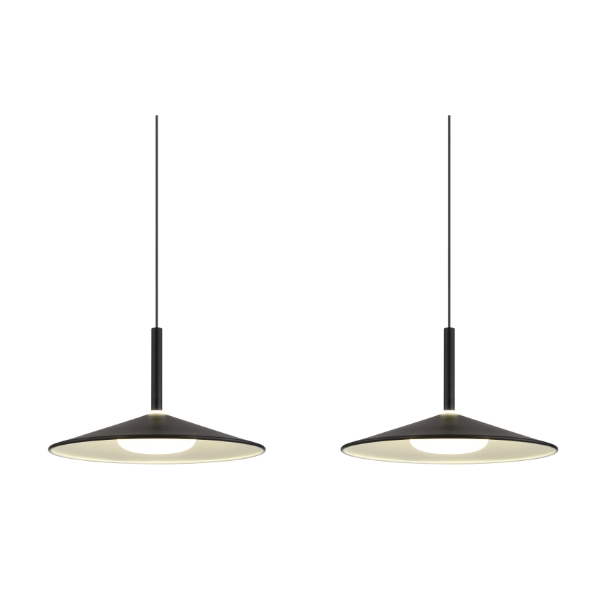 Globo - LED-pendel på wire LED/24W/230V 4000K sort