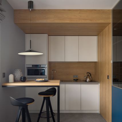 Globo - LED-pendel med wire LED/18W/230V 4000K sort