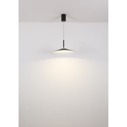 Globo - LED-pendel med wire LED/18W/230V 4000K sort