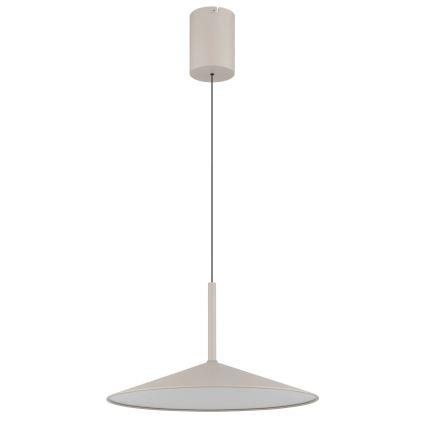 Globo - LED-pendel på wire LED/18W/230V 4000K cremefarvet