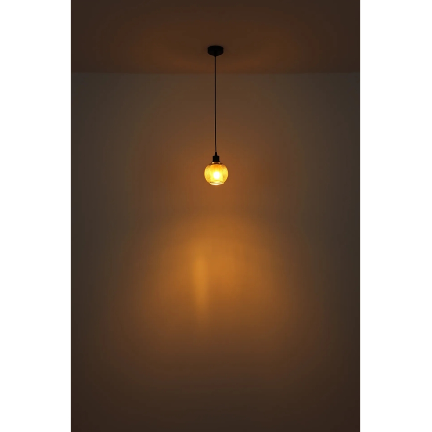 Globo - Pendel 1xE27/25W/230V diameter 15 cm kobber