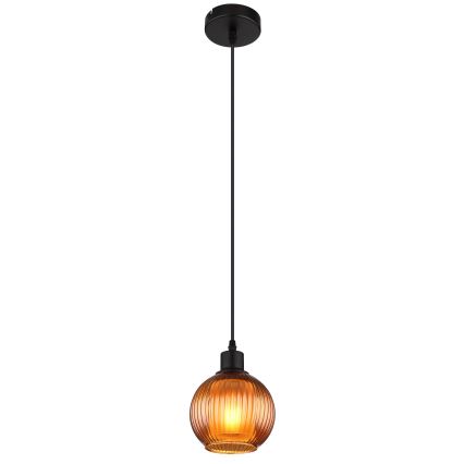 Globo - Pendel 1xE27/25W/230V diameter 15 cm kobber