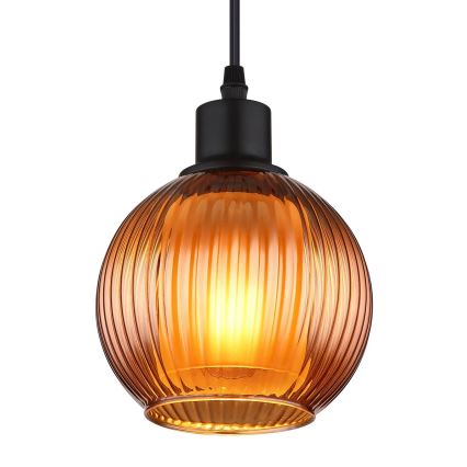 Globo - Pendel 1xE27/25W/230V diameter 15 cm kobber