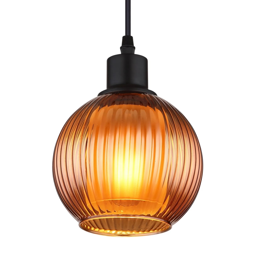 Globo - Pendel 1xE27/25W/230V diameter 15 cm kobber