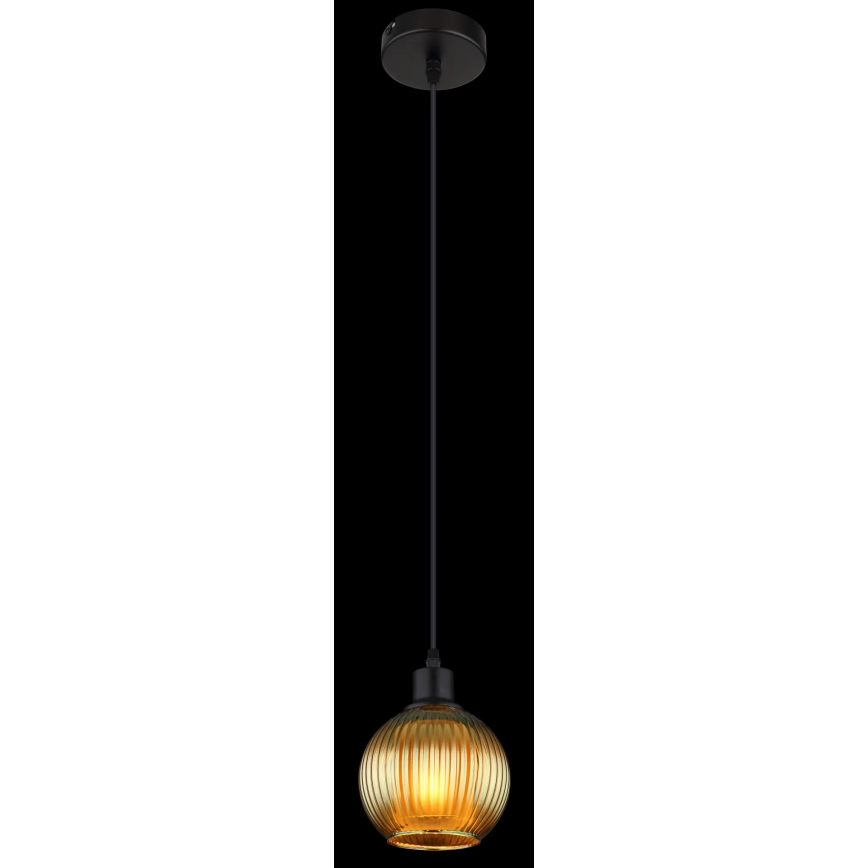 Globo - Pendel 1xE27/25W/230V diameter 15 cm grøn