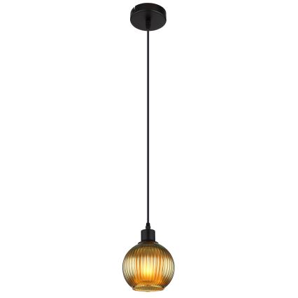 Globo - Pendel 1xE27/25W/230V diameter 15 cm grøn