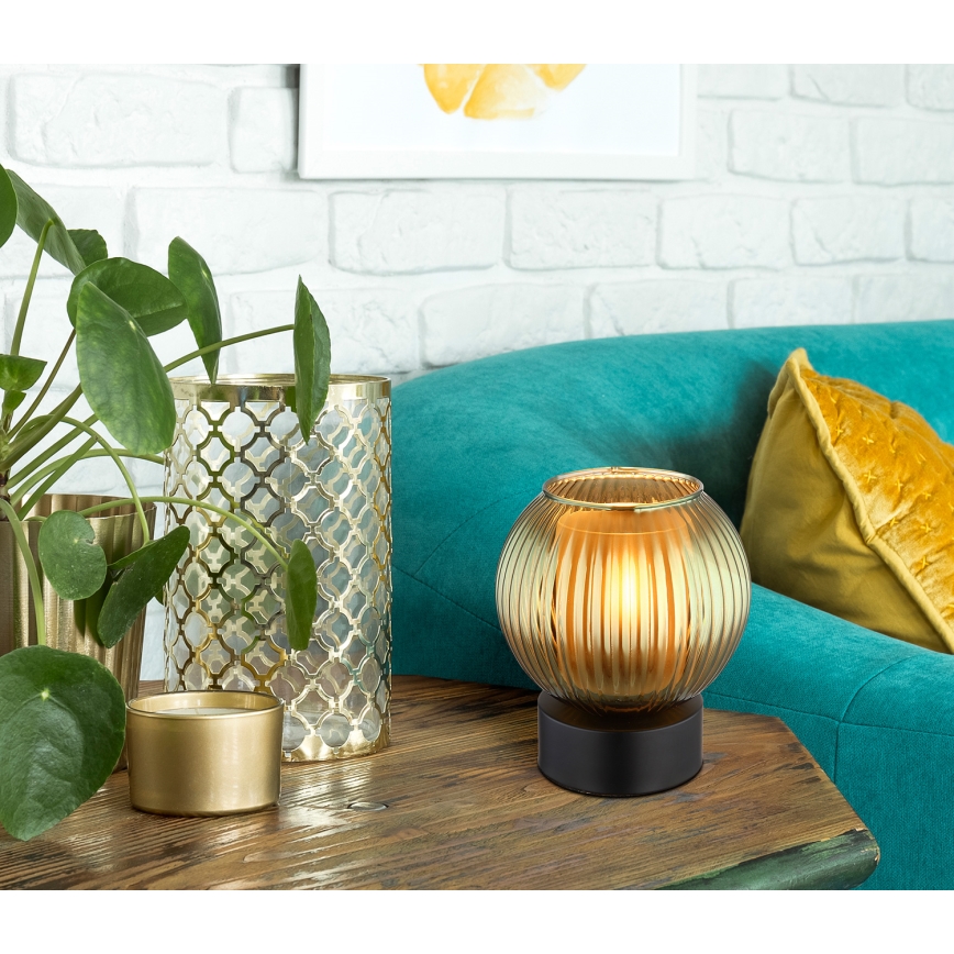 Globo - Bordlampe 1xE27/25W/230V diameter 15 cm grøn