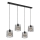 Globo 15640-4H - Pendel med kabel TILLY 4xE27/60W/230V sort