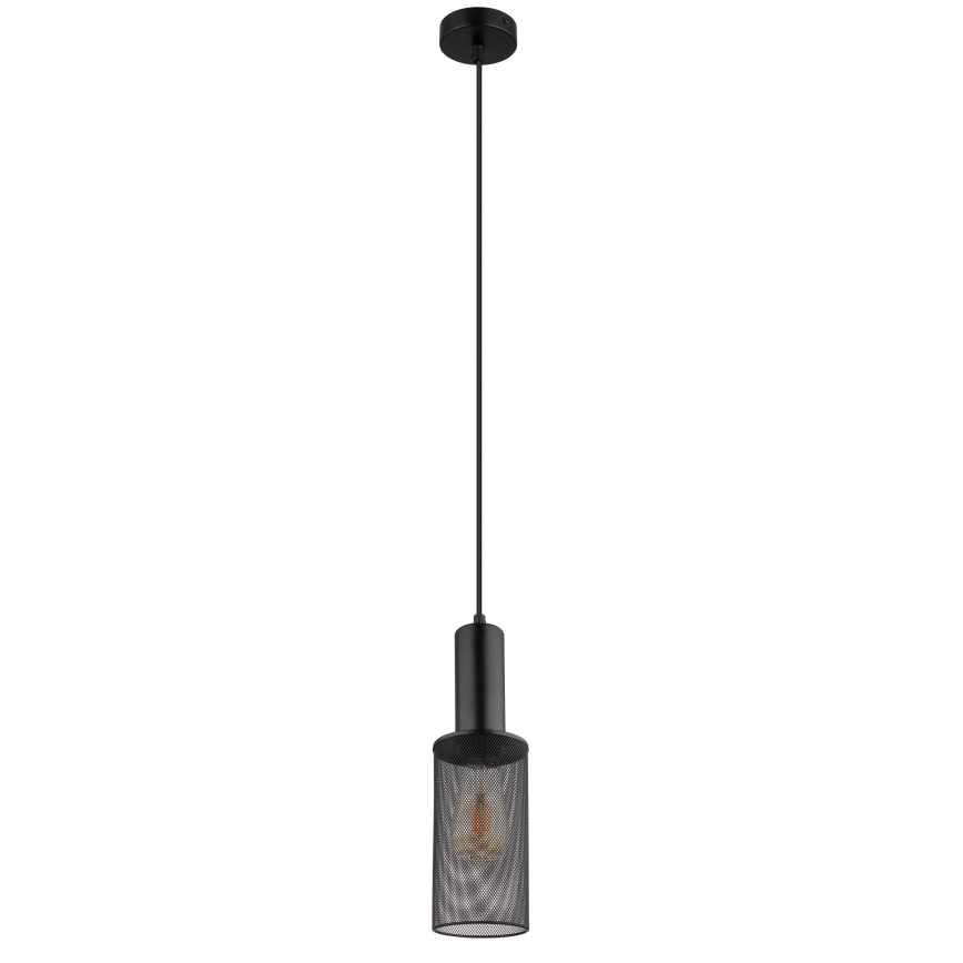 Globo - Pendel 1xE27/60W/230V sort