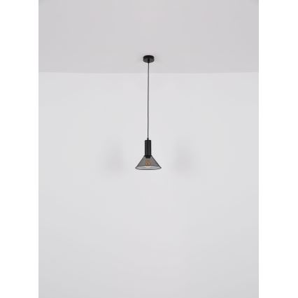 Globo - Pendel 1xE27/60W/230V sort