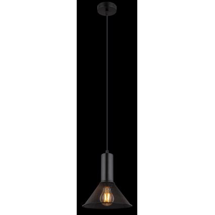Globo - Pendel 1xE27/60W/230V sort