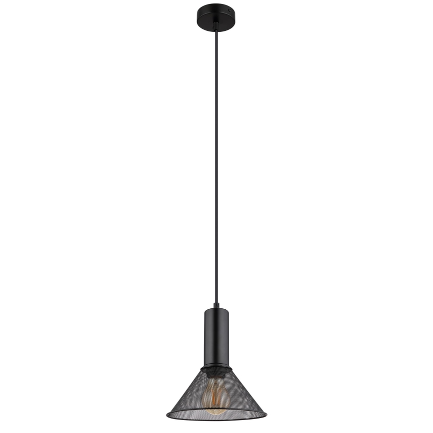 Globo - Pendel 1xE27/60W/230V sort