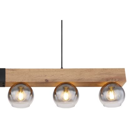 Globo - 6-armet lysekrone på kabel 6xE27/40W/230V