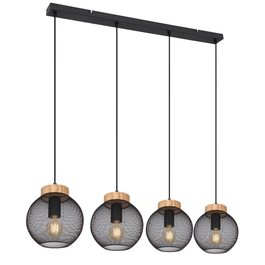 Globo - Pendel med wire 4xE27/40W/230V