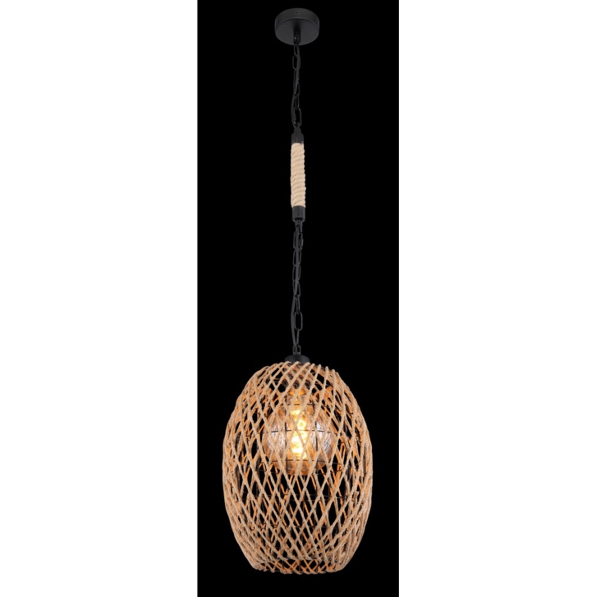 Globo - Lysekrone i snor 1xE27/60W/230V