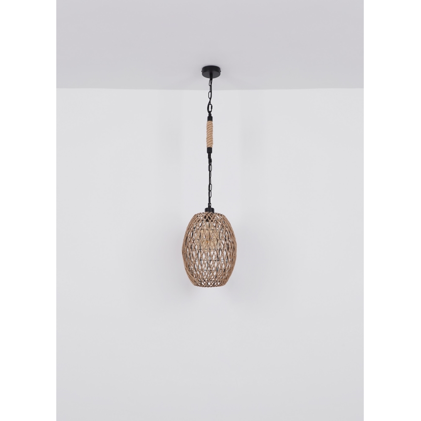 Globo - Lysekrone i snor 1xE27/60W/230V
