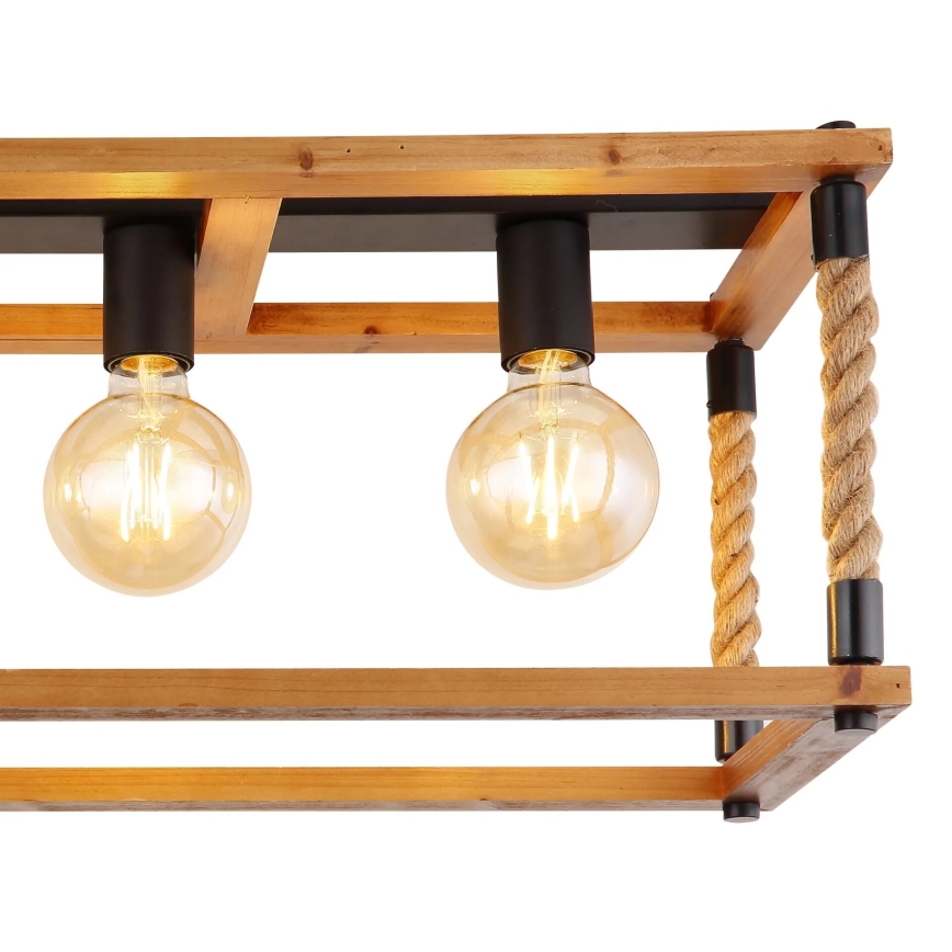 Globo 15691-4D - Loftlampe VERNON 4xE27/60W/230V