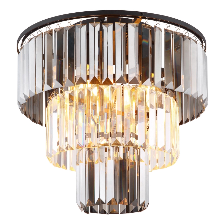 Globo - Loftlampe 3xE27/40W/230V diameter 40 cm sort