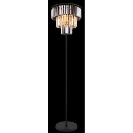 Globo - Gulvlampe 3xE27/40W/230V diameter 40 cm sort