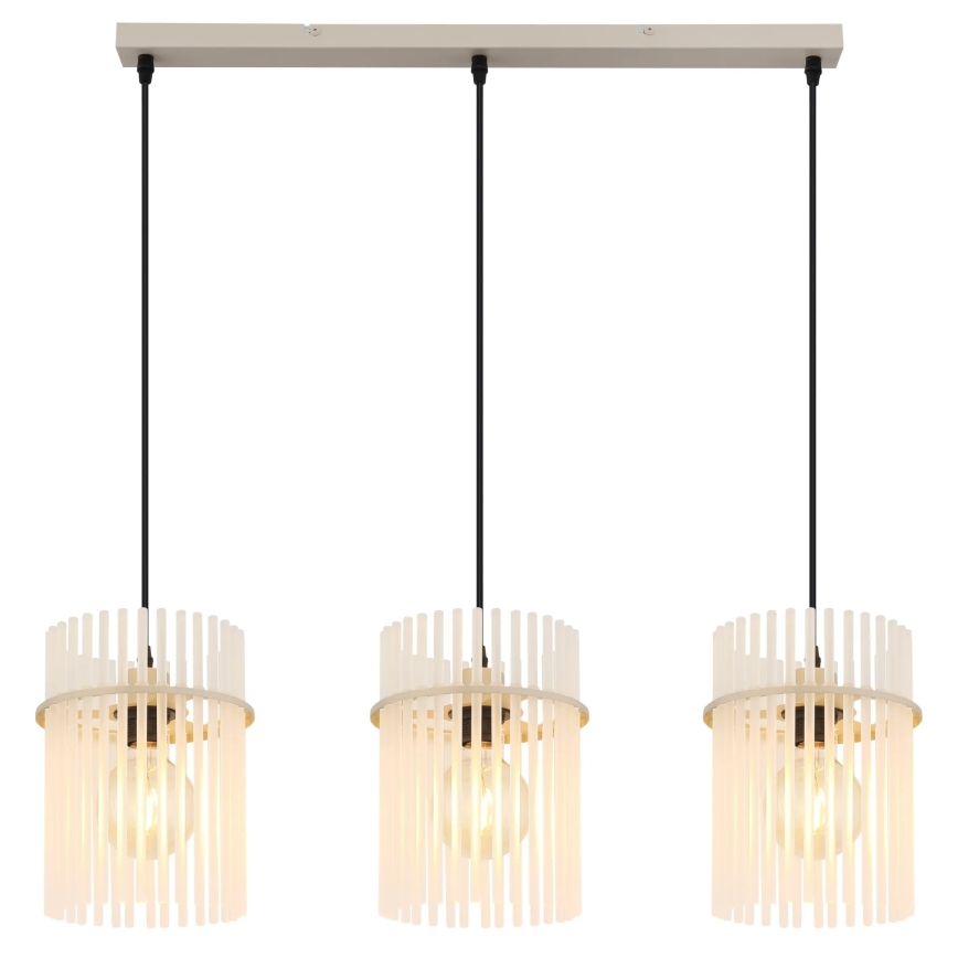 Globo - Pendel med wireophæng 3xE27/60W/230V