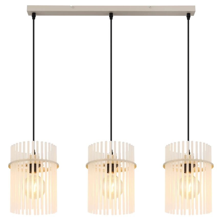 Globo - Pendel med wireophæng 3xE27/60W/230V