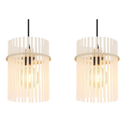 Globo - Pendel med wireophæng 3xE27/60W/230V